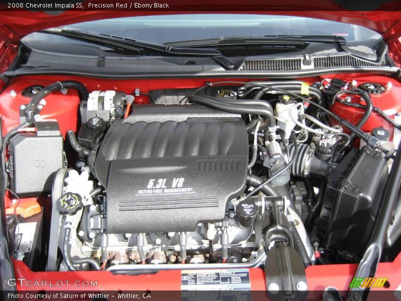 Precision Red / Ebony Black 2008 Chevrolet Impala SS