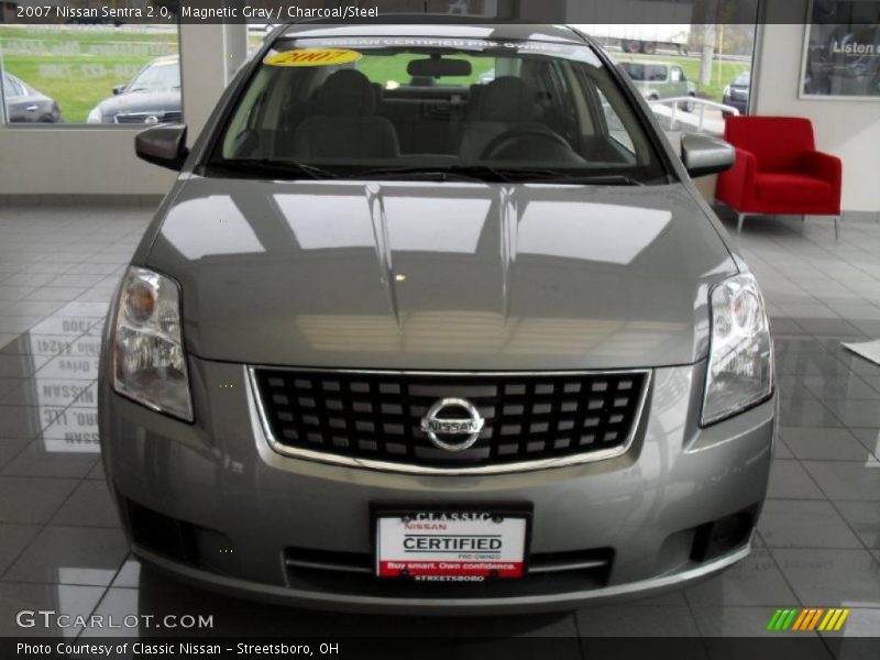 Magnetic Gray / Charcoal/Steel 2007 Nissan Sentra 2.0