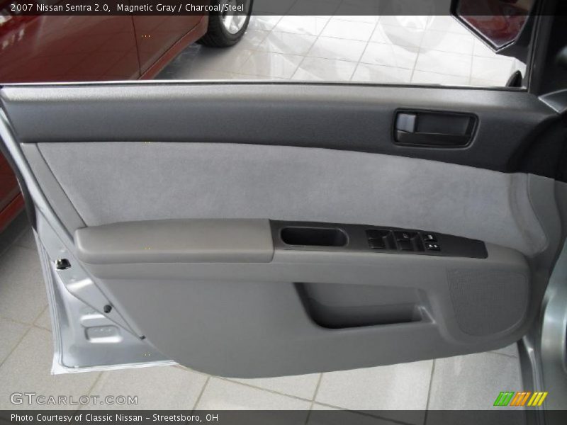 Magnetic Gray / Charcoal/Steel 2007 Nissan Sentra 2.0