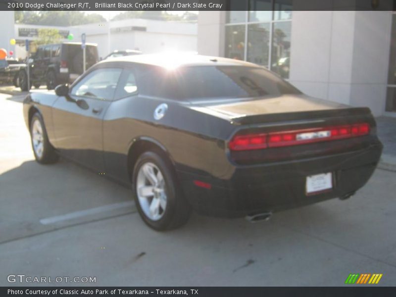 Brilliant Black Crystal Pearl / Dark Slate Gray 2010 Dodge Challenger R/T