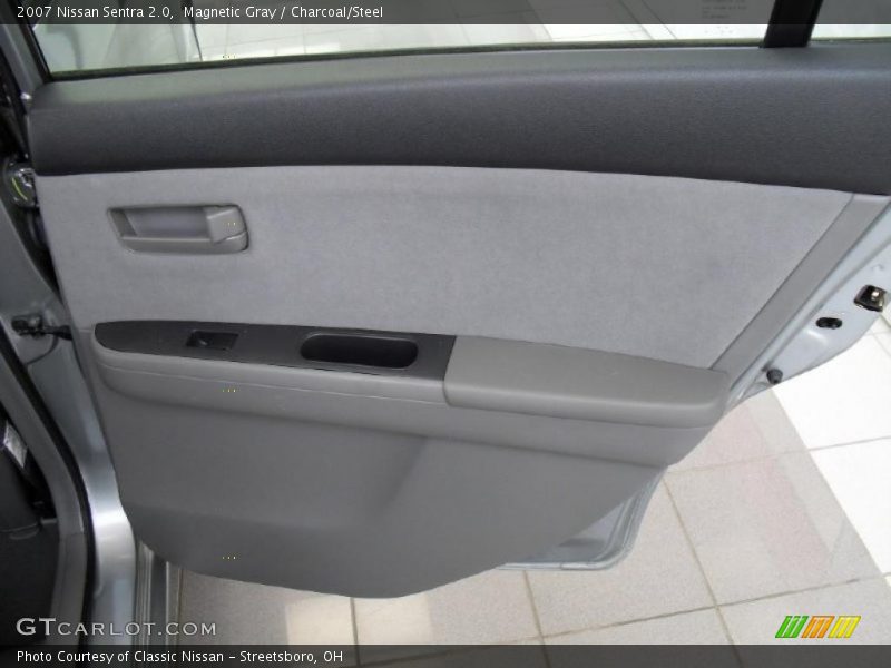 Magnetic Gray / Charcoal/Steel 2007 Nissan Sentra 2.0