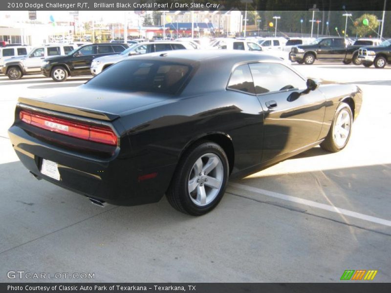 Brilliant Black Crystal Pearl / Dark Slate Gray 2010 Dodge Challenger R/T