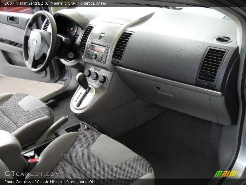 Magnetic Gray / Charcoal/Steel 2007 Nissan Sentra 2.0