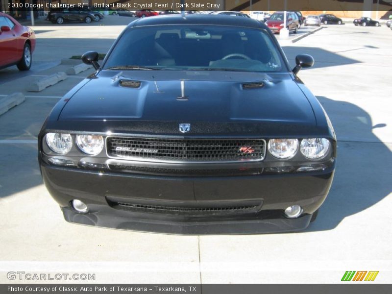 Brilliant Black Crystal Pearl / Dark Slate Gray 2010 Dodge Challenger R/T