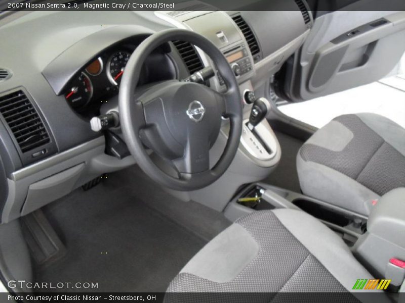 Magnetic Gray / Charcoal/Steel 2007 Nissan Sentra 2.0