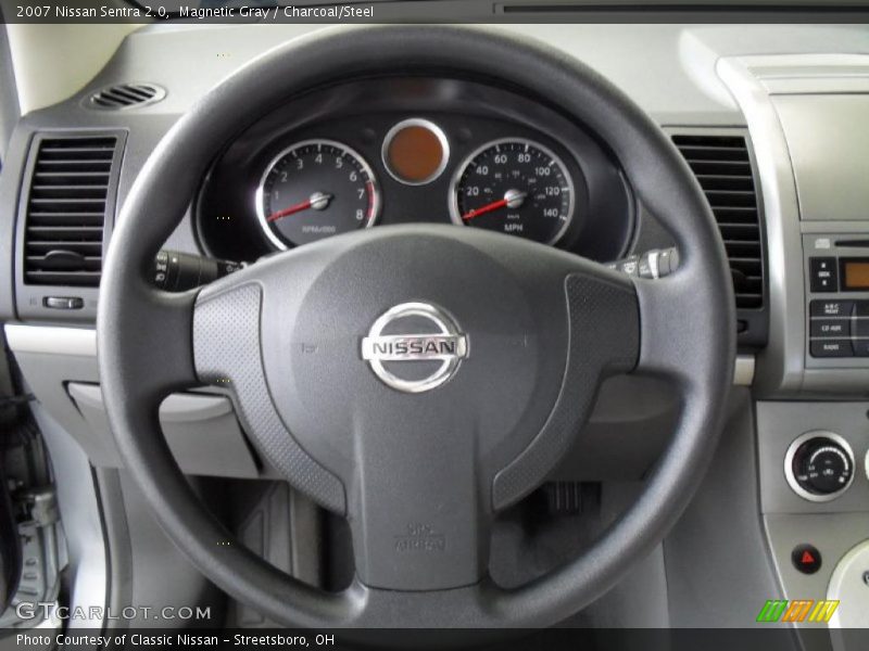 Magnetic Gray / Charcoal/Steel 2007 Nissan Sentra 2.0
