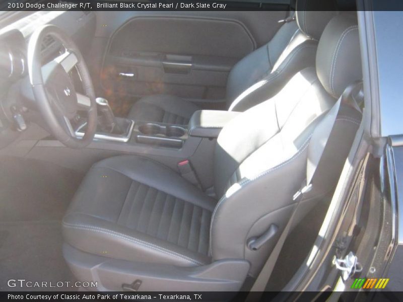 Brilliant Black Crystal Pearl / Dark Slate Gray 2010 Dodge Challenger R/T