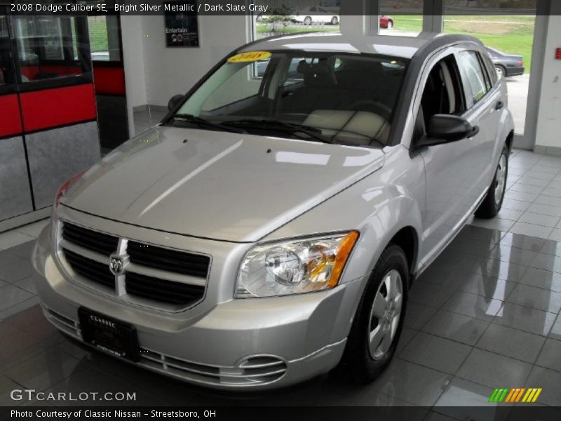 Bright Silver Metallic / Dark Slate Gray 2008 Dodge Caliber SE