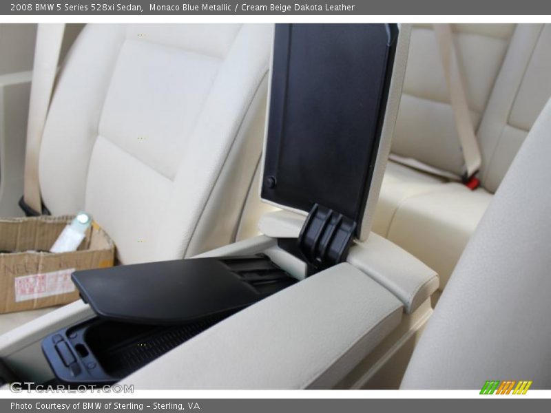 Monaco Blue Metallic / Cream Beige Dakota Leather 2008 BMW 5 Series 528xi Sedan