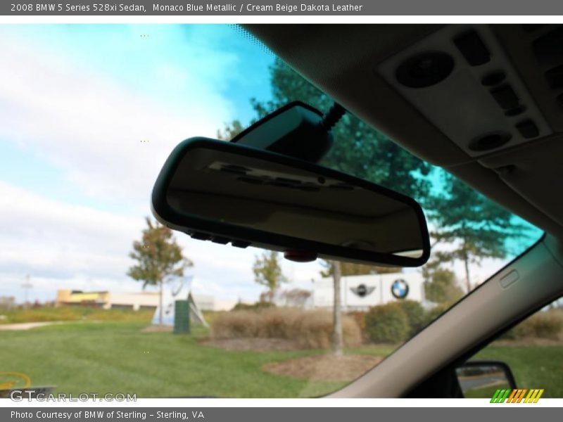 Monaco Blue Metallic / Cream Beige Dakota Leather 2008 BMW 5 Series 528xi Sedan