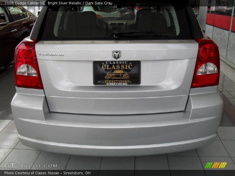 Bright Silver Metallic / Dark Slate Gray 2008 Dodge Caliber SE