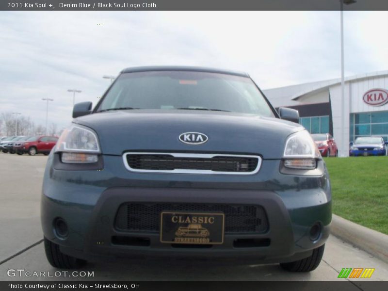 Denim Blue / Black Soul Logo Cloth 2011 Kia Soul +