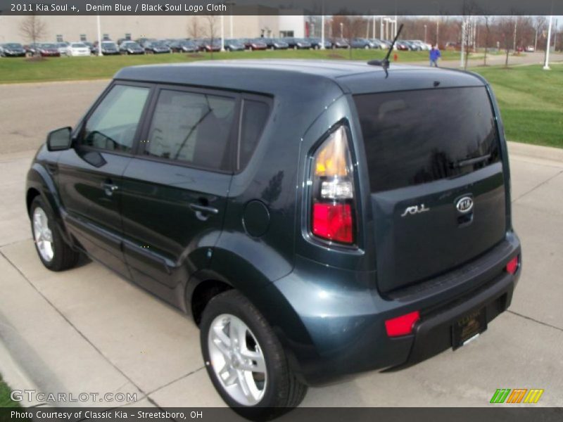 Denim Blue / Black Soul Logo Cloth 2011 Kia Soul +