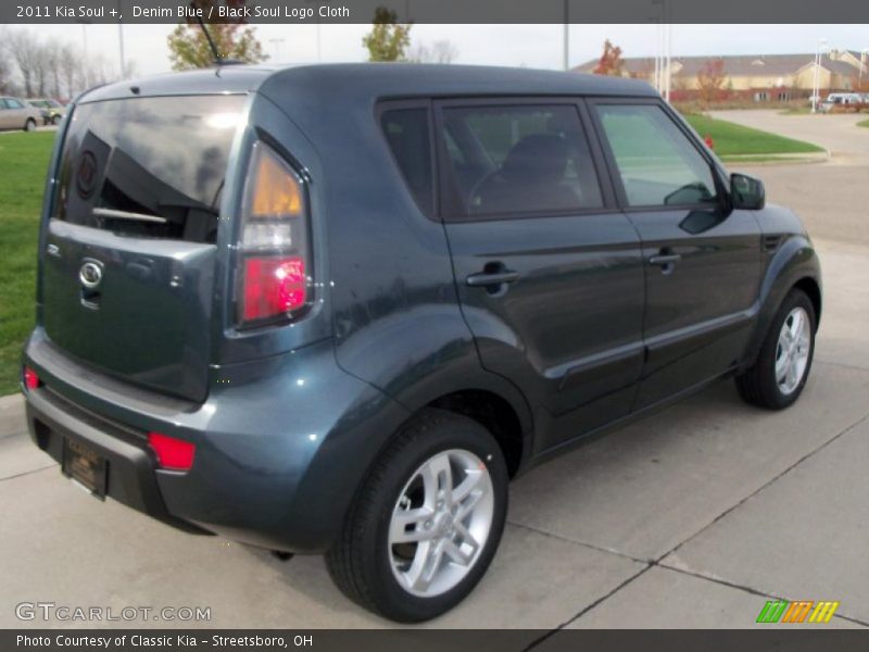 Denim Blue / Black Soul Logo Cloth 2011 Kia Soul +