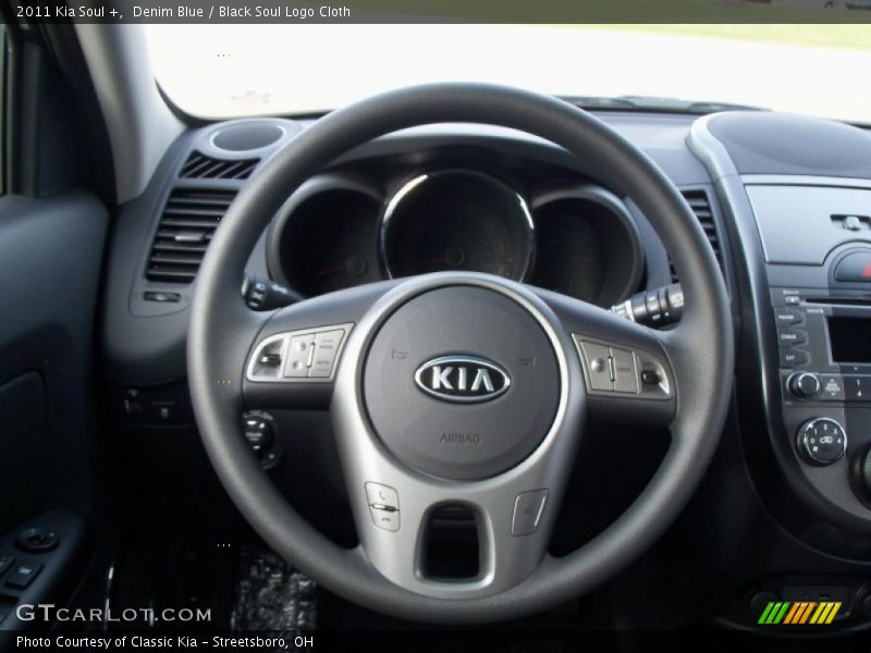 Denim Blue / Black Soul Logo Cloth 2011 Kia Soul +