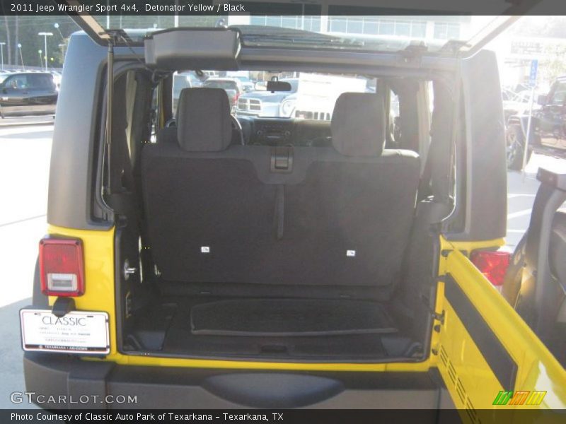 Detonator Yellow / Black 2011 Jeep Wrangler Sport 4x4