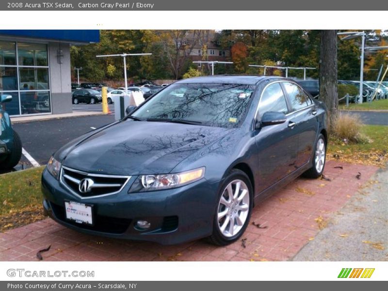 Carbon Gray Pearl / Ebony 2008 Acura TSX Sedan