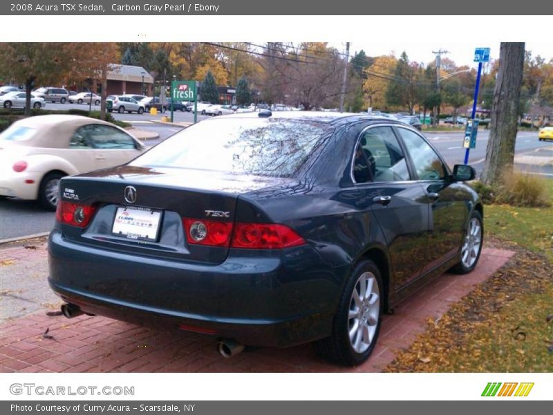 Carbon Gray Pearl / Ebony 2008 Acura TSX Sedan