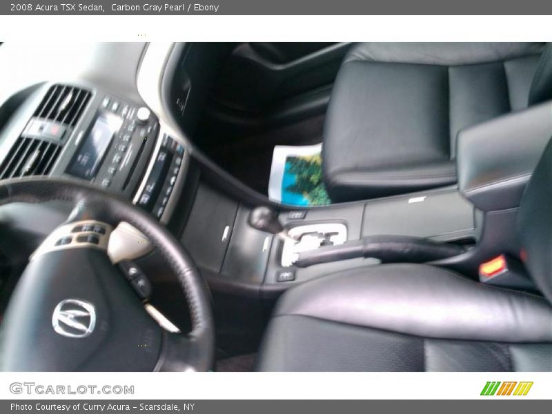 Carbon Gray Pearl / Ebony 2008 Acura TSX Sedan