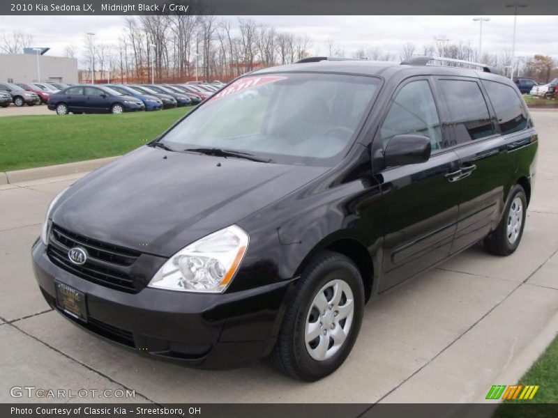 Midnight Black / Gray 2010 Kia Sedona LX