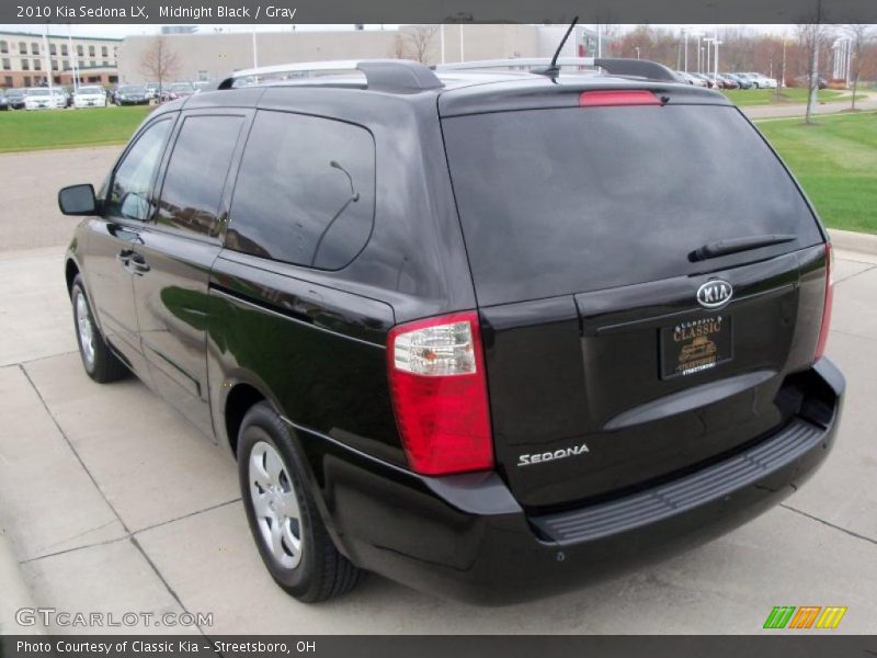 Midnight Black / Gray 2010 Kia Sedona LX