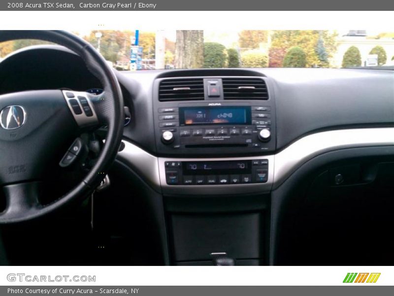 Carbon Gray Pearl / Ebony 2008 Acura TSX Sedan