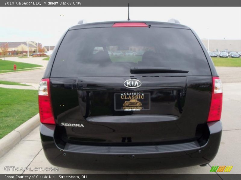 Midnight Black / Gray 2010 Kia Sedona LX
