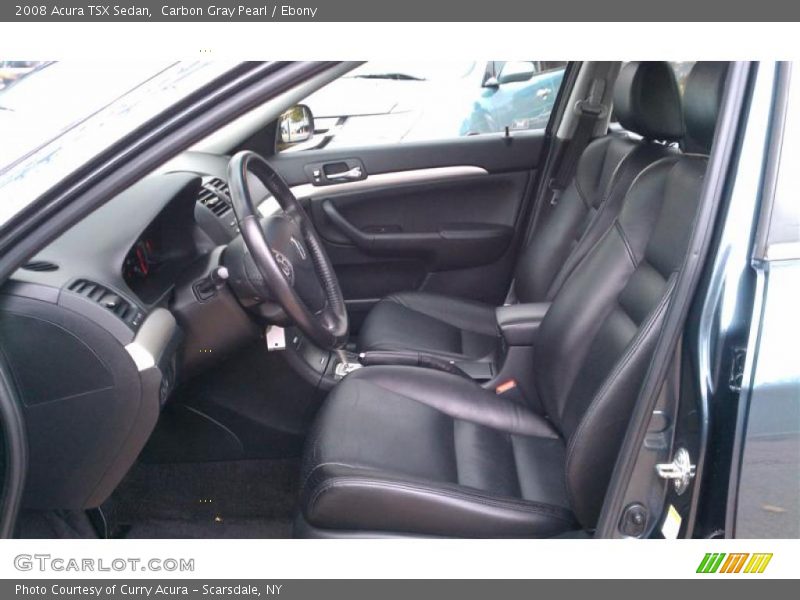 Carbon Gray Pearl / Ebony 2008 Acura TSX Sedan