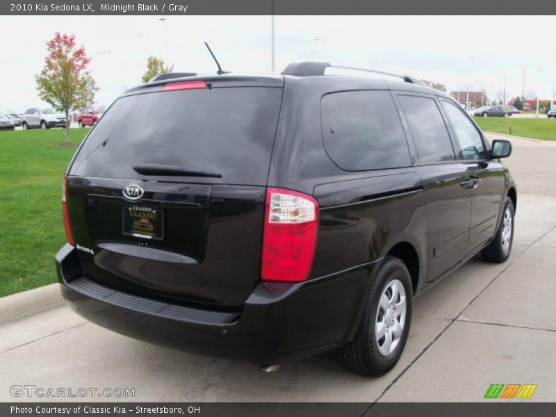 Midnight Black / Gray 2010 Kia Sedona LX