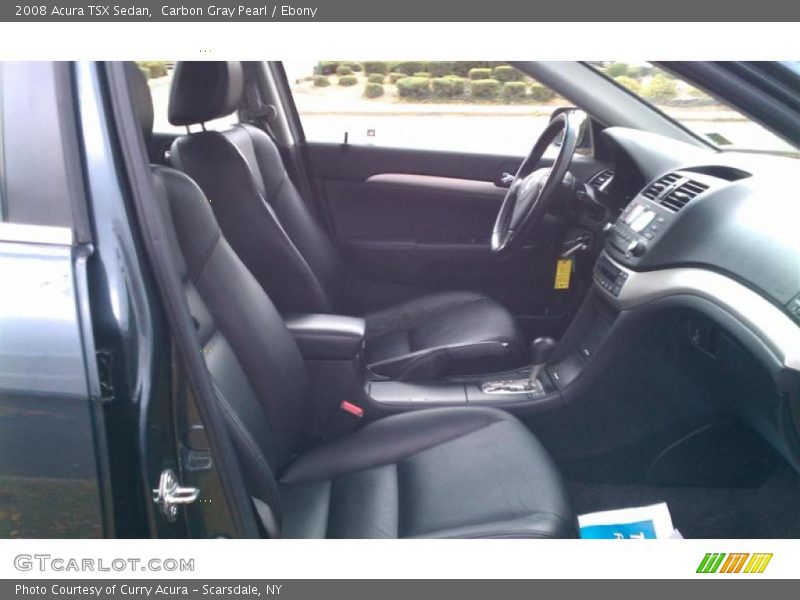 Carbon Gray Pearl / Ebony 2008 Acura TSX Sedan