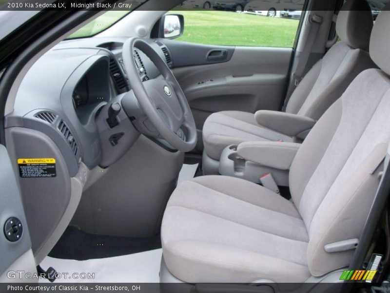 Midnight Black / Gray 2010 Kia Sedona LX