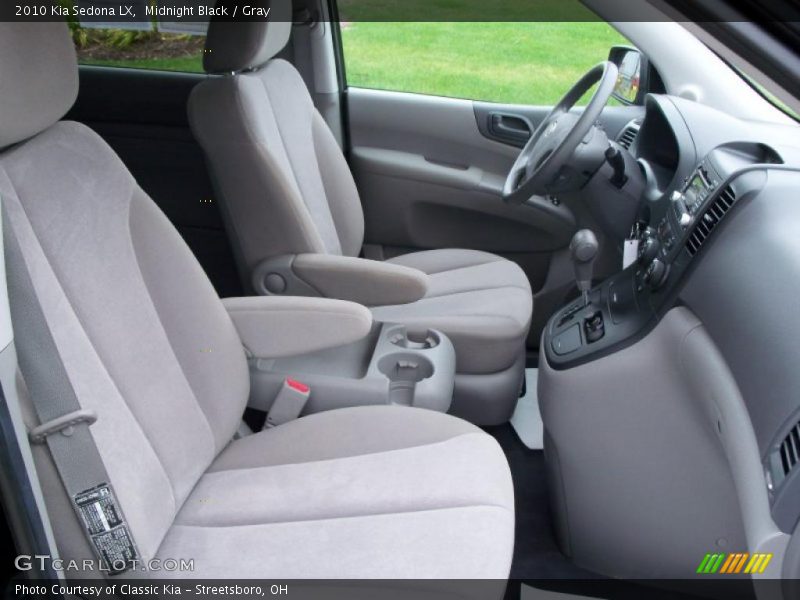 Midnight Black / Gray 2010 Kia Sedona LX
