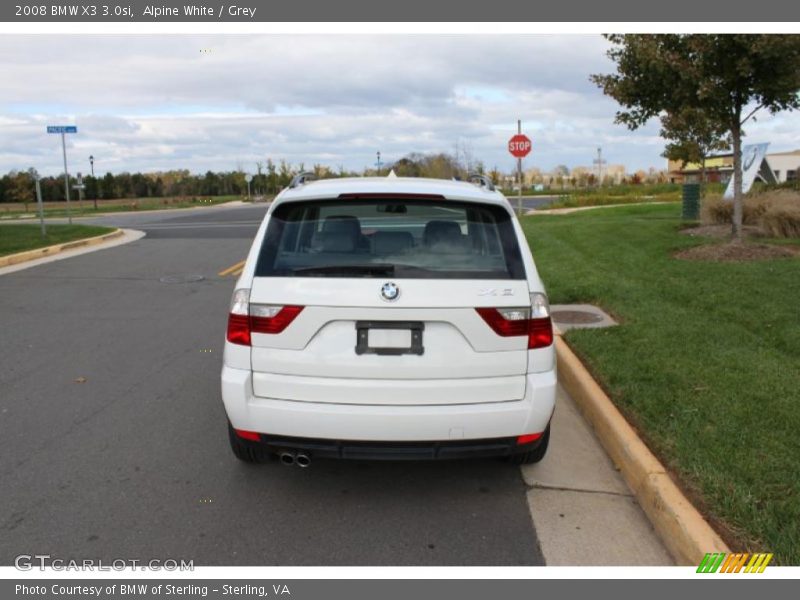 Alpine White / Grey 2008 BMW X3 3.0si