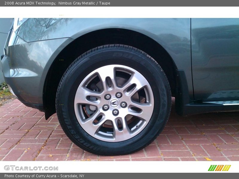 Nimbus Gray Metallic / Taupe 2008 Acura MDX Technology