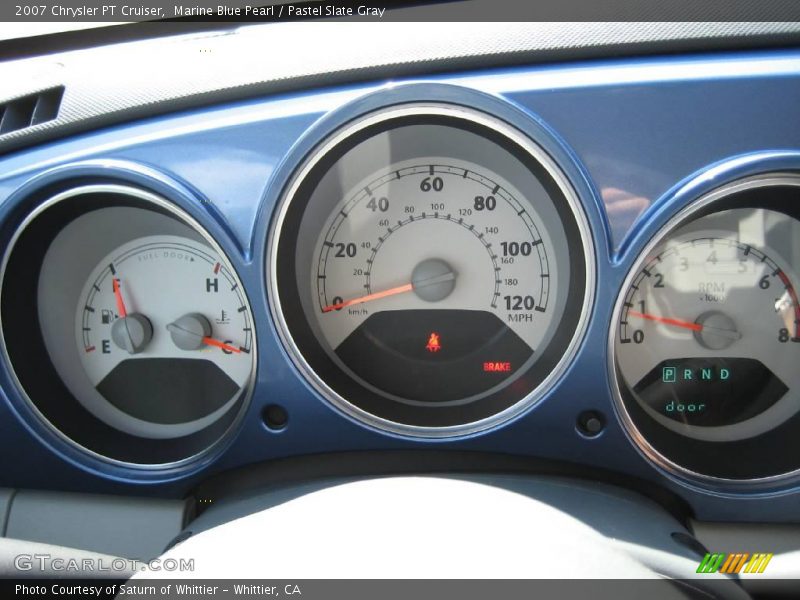 Marine Blue Pearl / Pastel Slate Gray 2007 Chrysler PT Cruiser