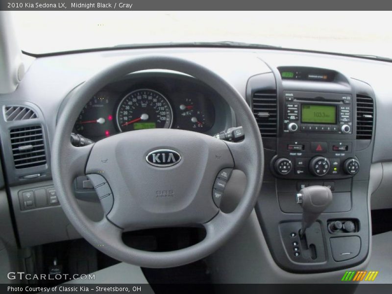 Midnight Black / Gray 2010 Kia Sedona LX