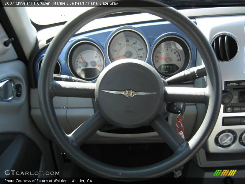 Marine Blue Pearl / Pastel Slate Gray 2007 Chrysler PT Cruiser
