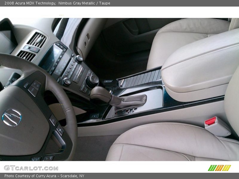 Nimbus Gray Metallic / Taupe 2008 Acura MDX Technology
