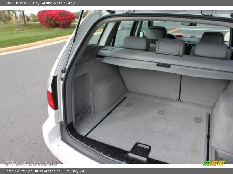 Alpine White / Grey 2008 BMW X3 3.0si