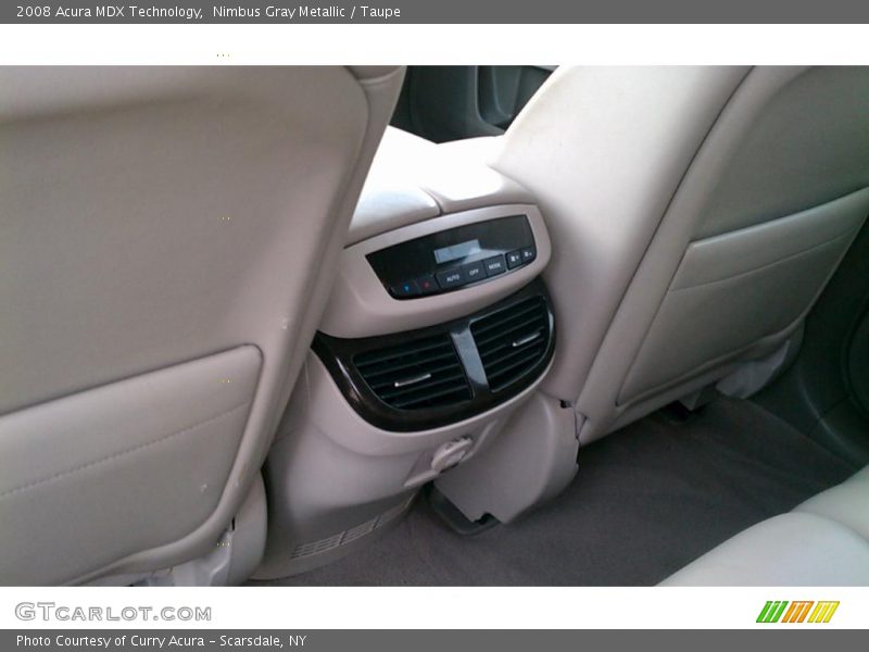 Nimbus Gray Metallic / Taupe 2008 Acura MDX Technology