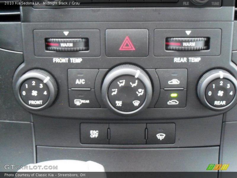 Midnight Black / Gray 2010 Kia Sedona LX