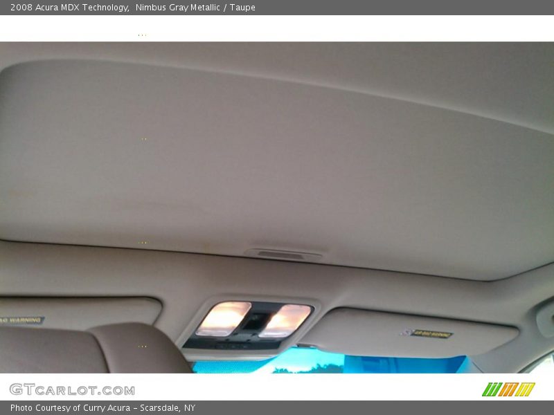 Nimbus Gray Metallic / Taupe 2008 Acura MDX Technology