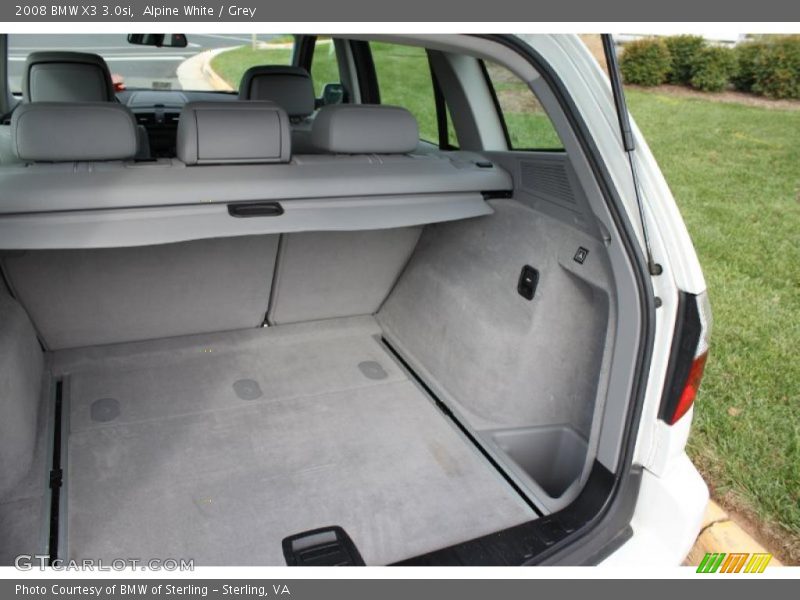 Alpine White / Grey 2008 BMW X3 3.0si