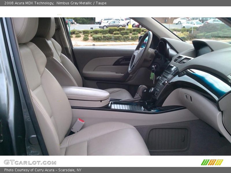 Nimbus Gray Metallic / Taupe 2008 Acura MDX Technology