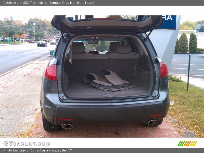 Nimbus Gray Metallic / Taupe 2008 Acura MDX Technology