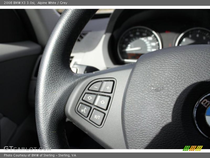 Alpine White / Grey 2008 BMW X3 3.0si