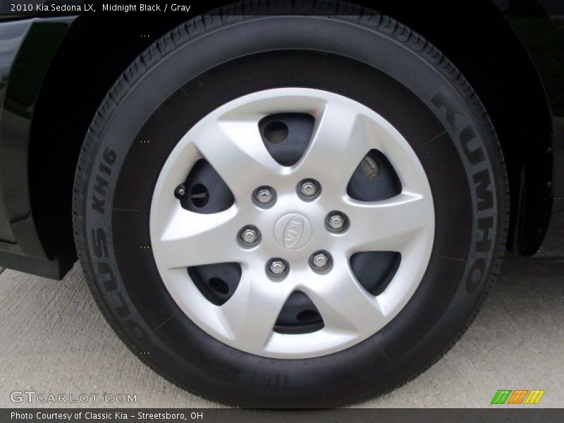 Midnight Black / Gray 2010 Kia Sedona LX