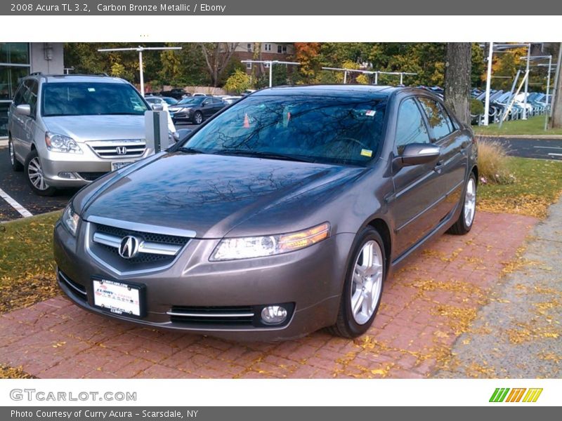 Carbon Bronze Metallic / Ebony 2008 Acura TL 3.2