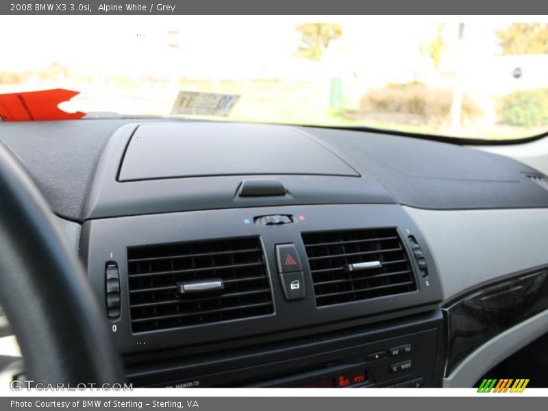 Alpine White / Grey 2008 BMW X3 3.0si