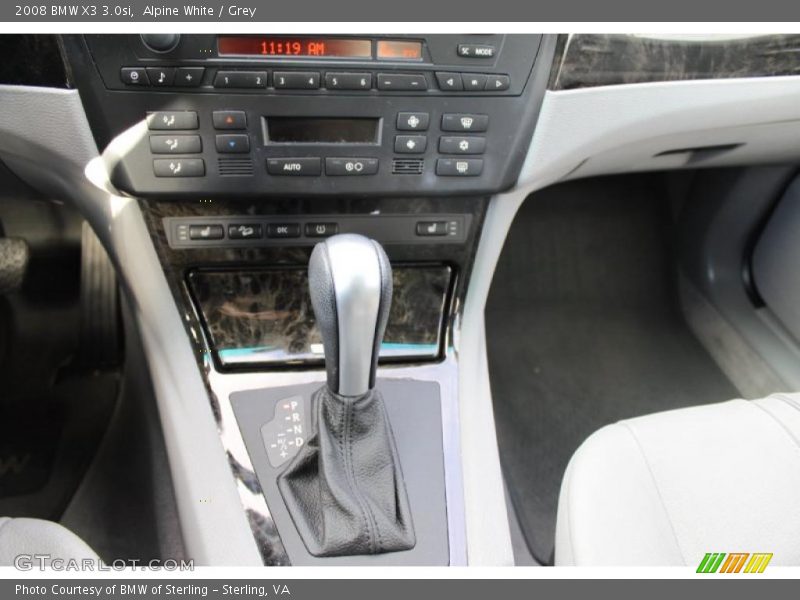 Alpine White / Grey 2008 BMW X3 3.0si